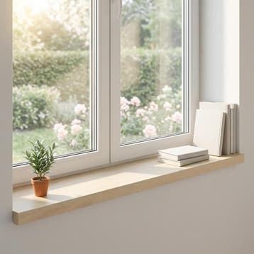 vidaXL Raamkozijnen 2 st Wit 80 x 25 x 2 cm Massief, Verzenden, Nieuw