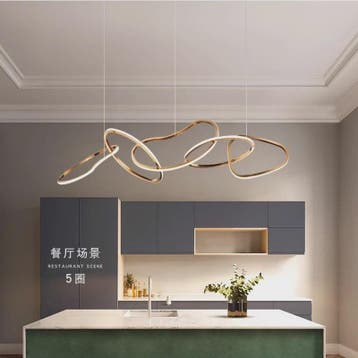 Moderne LED Plafondlamp Ring Design - Dimbare Hanglamp voor, Verzenden, Nieuw