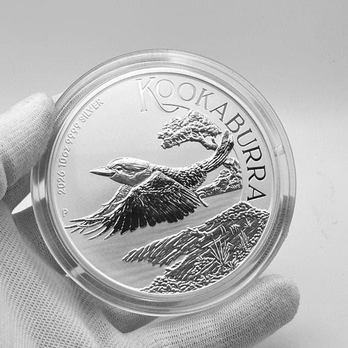 Australië. 10 Dollars 2026 – Kookaburra – 10 oz Silver coin, Postzegels en Munten, Munten | Europa | Niet-Euromunten