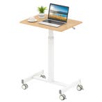 LIVSK Mobiel Zit-Sta Bureau - Hoogte Verstelbaar met Gasveer, Verzenden, Nieuw