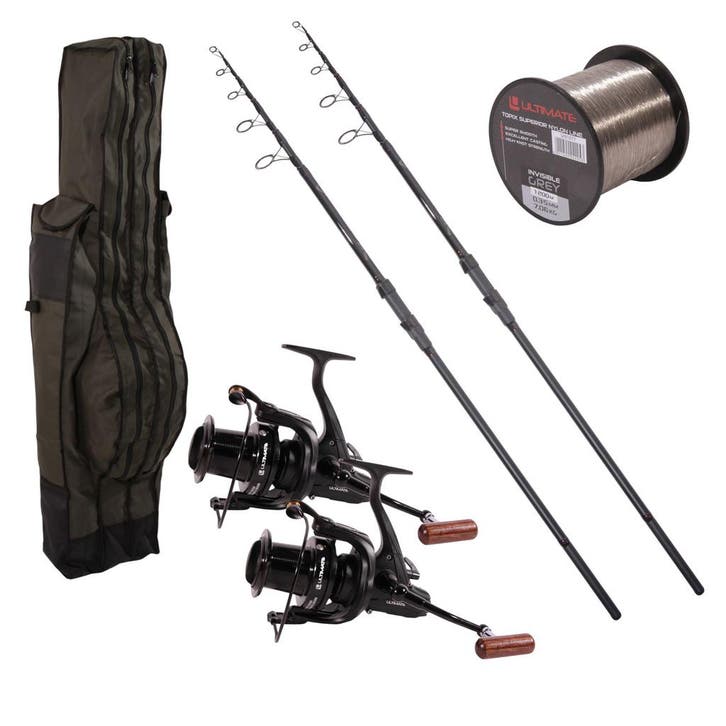 Ultimate Adventure Telescopic Carp Combo 12ft (3lbs), Watersport en Boten, Hengelsport | Algemeen, Nieuw, Verzenden