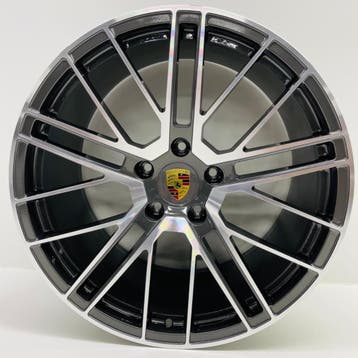 Porsche Panamera (971) ORIGINELE 21inch Turbo V met banden, Ophalen, Gebruikt, Banden en Velgen, 21 inch