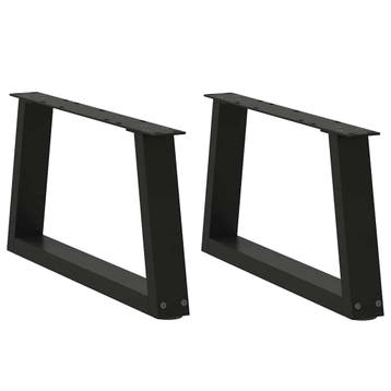 vidaXL Salontafelpoten 2 st V-vormig 70x(30-31,3) cm staal, Verzenden, Nieuw