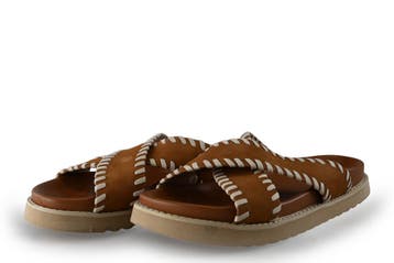 Sub55 Slippers in maat 42 Cognac, Slippers, Overige kleuren, Verzenden, Sub55