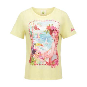 Princess goes Hollywood • geel t-shirt caribbean • 36, Kleding | Dames, Princess goes Hollywood, Verzenden, Geel, Nieuw