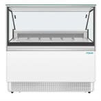 Energiezuinige 6-Pan IJs Vitrine Kast Vriezer – Gelakt st., Verzenden, Nieuw in verpakking