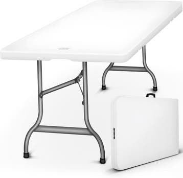 Tillvex® Inklapbare Tafel - Campingtafel - Klaptafel - 180x7, Caravans en Kamperen, Verzenden, Zo goed als nieuw