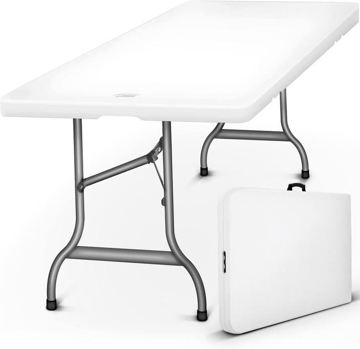 Tillvex® Inklapbare Tafel - Campingtafel - Klaptafel - 180x7, Caravans en Kamperen, Kampeermeubelen, Zo goed als nieuw, Verzenden