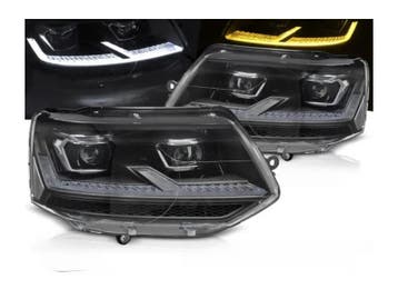 Full LED koplampen Chrome geschikt voor VW T5.1, Verzenden, Nieuw, Volkswagen
