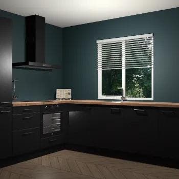 Zwart keuken Doha 37932, Verzenden, Nieuw