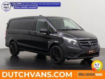Mercedes-Benz Vito 114CDI Bestelbus 2021 L2 H1 Diesel, Euro 6, Zwart, Mercedes-Benz, Nieuw