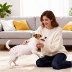 vidaXL Wegwerpdoggyluier voor teefjes 30 pcs Wit S, Verzenden, Nieuw