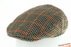 flatcap Platte pet Hawkins tweed oranje-groen  56 t/m 60, Ophalen of Verzenden, Nieuw, Pet