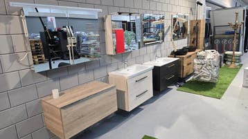 Online veiling: Badmeubel met Spiegelkast met lamp en, Nieuw