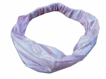 Haarband 3-in-1 - Glitter Stof - Roze, Nieuw