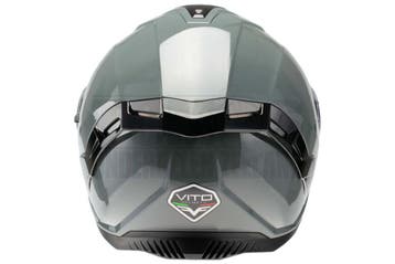 Helm Vito Integraalhelm met zonnevizier Presto nardo gray..., Fietsen en Brommers, Brommerhelmen, Ophalen of Verzenden, Nieuw