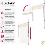 2dekans | tectake - klemluifel - Zonnescherm – Zonneluifel -, Ophalen of Verzenden, Zo goed als nieuw