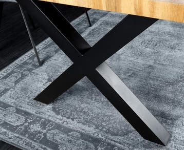 Industriële eettafel WILD 200cm Bruin Wild eiken design, Ophalen of Verzenden, Nieuw