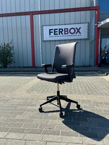 Refurbished Haworth Comforto 59 Office Chair - Ergonomic, Verzenden, Zwart, Zo goed als nieuw, Bureaustoel