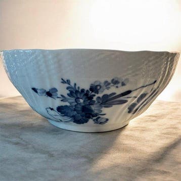 Royal Copenhagen - Fruitschaal - Blue Flower Curved - Large