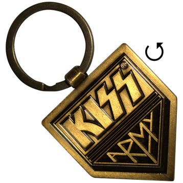 KISS - Gold Army Pennant - Sleutelhanger, Ophalen of Verzenden, Nieuw, Gebruiksvoorwerp