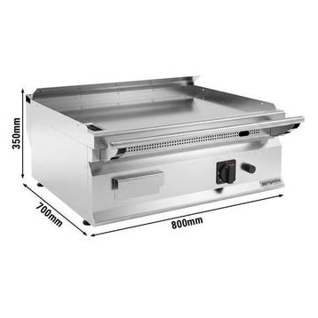 GGM Gastro | Teppanyaki-bakplaat op gas - 16 kW | TGBT873 |, Verzenden, Nieuw