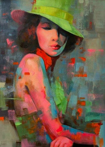 Irene Caligo (1979) - Sguardo sotto la tesa