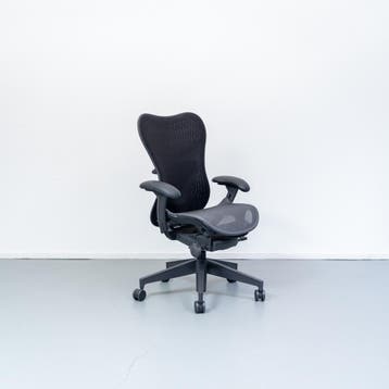 ACTIE! 12x Herman Miller Mirra 2 bureaustoel Butterfly Zwart, Zwart, Ophalen of Verzenden, Bureaustoel, Ergonomisch