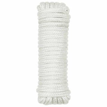 vidaXL Boottouw 10 mm 9 m Wit Polyester, Verzenden, Nieuw