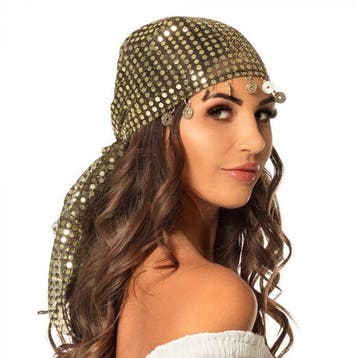 Bandana buikdanseres, Verzenden, Nieuw, Feestartikel