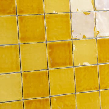 Wandtegels | landelijke handvorm tegels oker geel mix 10x10, Verzenden, Nieuw