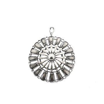 Zilveren Etruskische broche/hanger (Hanger of bedel), Ophalen of Verzenden, Gebruikt, Zilver, Overige merken