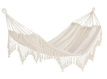 2dekans | BIZZOTTO Hangstoel MILLOR – Boho Design –, Ophalen of Verzenden, Zo goed als nieuw, Wit