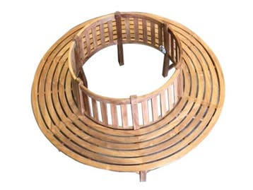 Boombank 220 cm teak, Ophalen of Verzenden, Nieuw