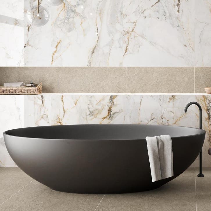 Vloertegel Douglas & Jones Marbles 60x60 cm Mat Pisa Gold, Doe-het-zelf en Verbouw, Tegels, Ophalen of Verzenden