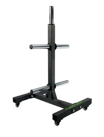 Tunturi Upright Bumper Plate Rack, Verzenden, Nieuw, Metaal