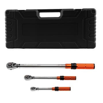 Torque Wrench Set 1/4 3/8 1/2 5-25 10-60 40-220Nm met Case, Verzenden, Nieuw
