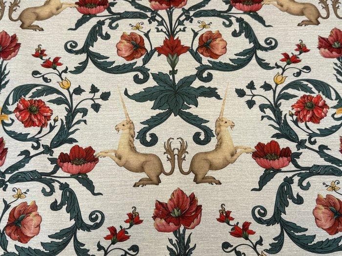 De Tuin der Eenhoorns – Middeleeuwse Fantasie in Katoen -, Antiek en Kunst, Antiek | Kleden en Textiel