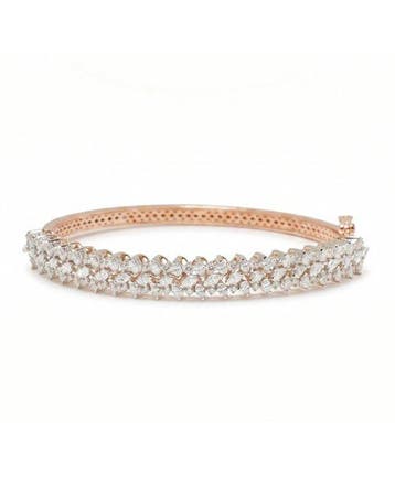 Armband - 14 karaat Roségoud - 3.51ct. tw. Diamant, Nieuw
