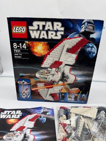 Lego Set - 7931 - Star Wars - Jedi T-6 Shuttel, Nieuw