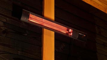 Sunred Diamond Dark 2500 W Wand terrasverwarming/heater, Elektrisch, Nieuw, Ophalen of Verzenden, Waterbestendig