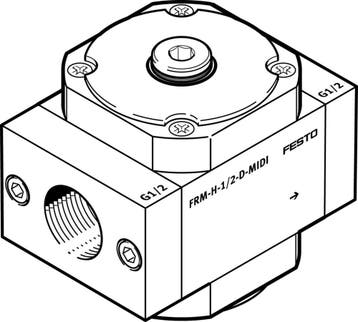 Festo Aftakkingsmodule G3/8 0.2-16bar 4900l/min Midi -, Verzenden, Nieuw