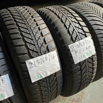 2 x Fulda 215-65-16 Winterbanden 7mm, 16 inch, Band(en), Personenwagen, Gebruikt
