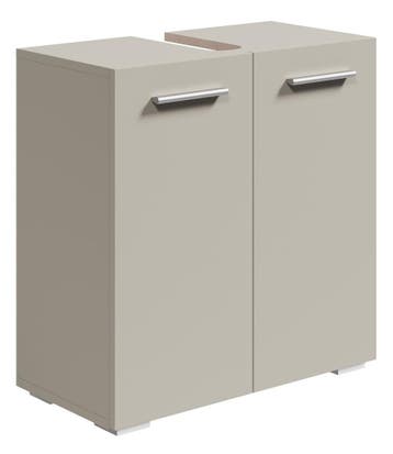 Wastafelkast Jupiter 60 x 30 x 60 cm Beige, Huis en Inrichting, Badkamer | Badkamermeubels, Verzenden, Nieuw, Wastafelkast