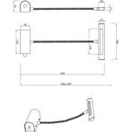 LED Spiegelverlichting - Schilderijverlichting - Trion Curty, Ophalen of Verzenden, Nieuw, Metaal
