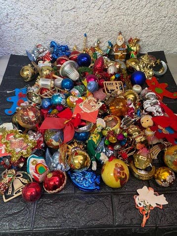 Kerstballen generico (50) - Kerst - Plastic, Diversen, Nieuw