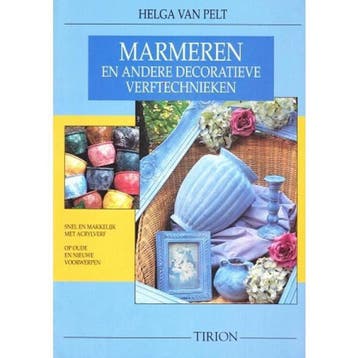 MARMEREN EN ANDERE DECORATIEVE VERFTECHNIEKEN - H. van Pelt, Verzenden, Zo goed als nieuw, H. van Pelt