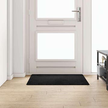 vidaXL Tapijt Loper Zwart 100 x 100 cm 100% Polypropylene, Huis en Inrichting, Verzenden, Nieuw, Zwart