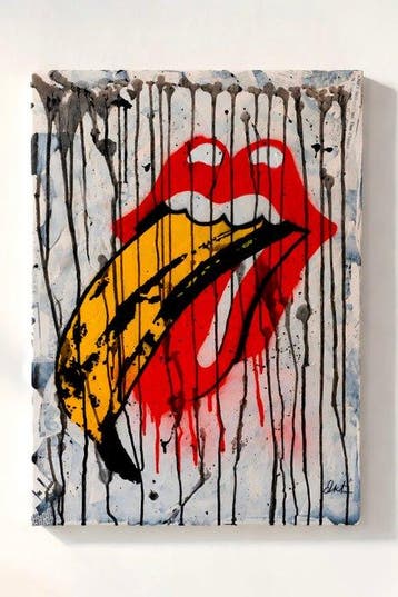 DKT Nando - Velvet Temptation - Original Mixed Media