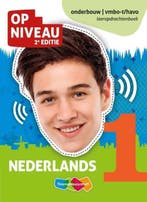 9789006921557 Op Niveau 1 Nederlands vmbo-t/havo Leeropdr..., Boeken, Verzenden, Gelezen